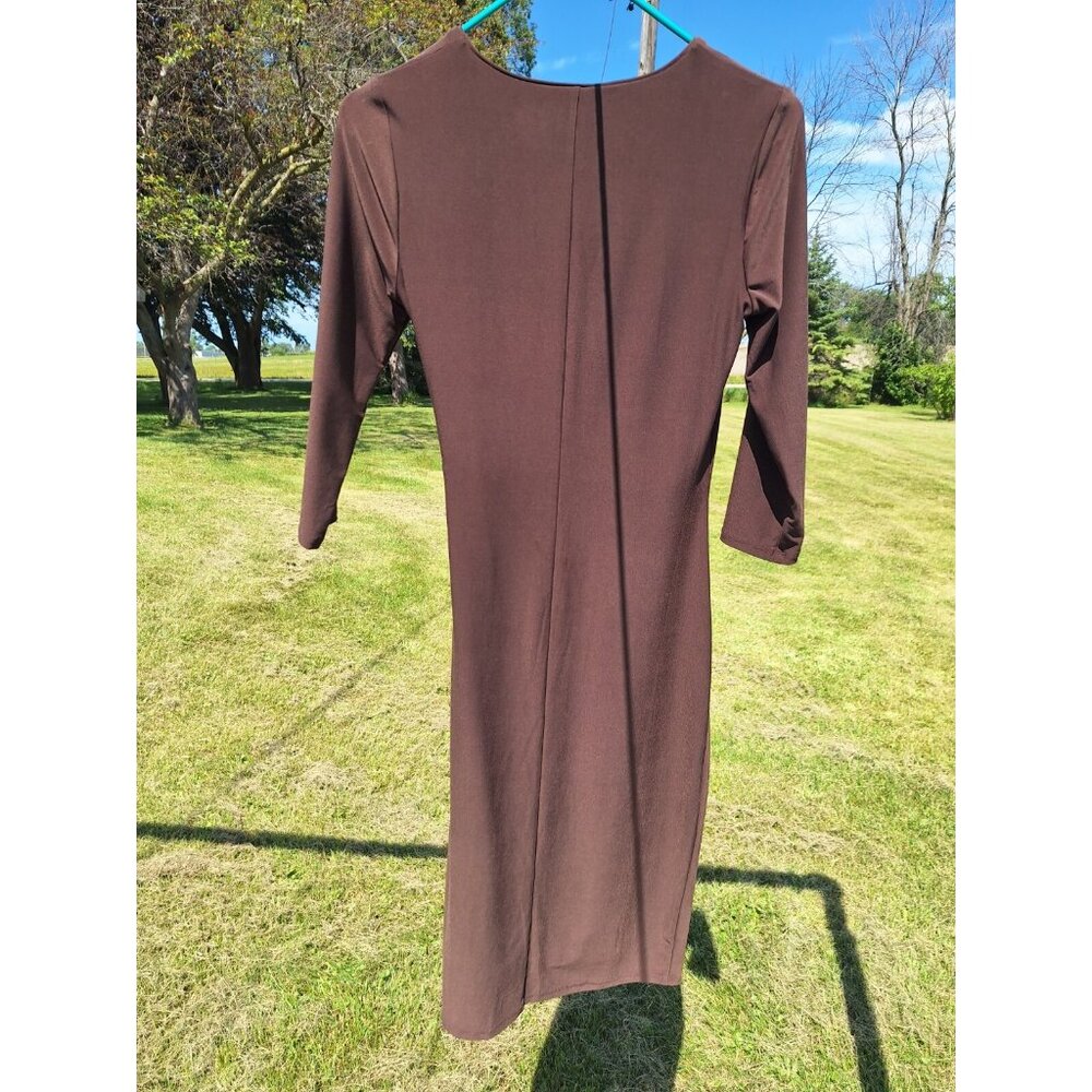 White House Black Market Womens Brown Casual Dress XS - Picture 5 of 5